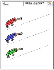 okul öncesi çizgi çalışmaları